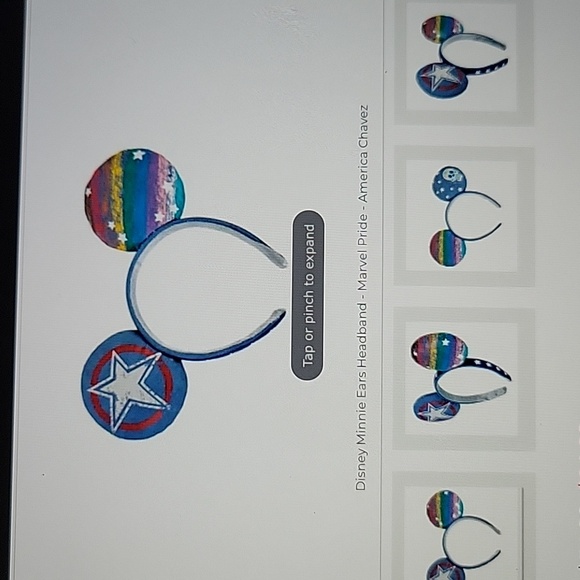 NWT: Disney Mouse Ears Headband-Marvel Pride Collection America Chavez - Picture 9 of 9